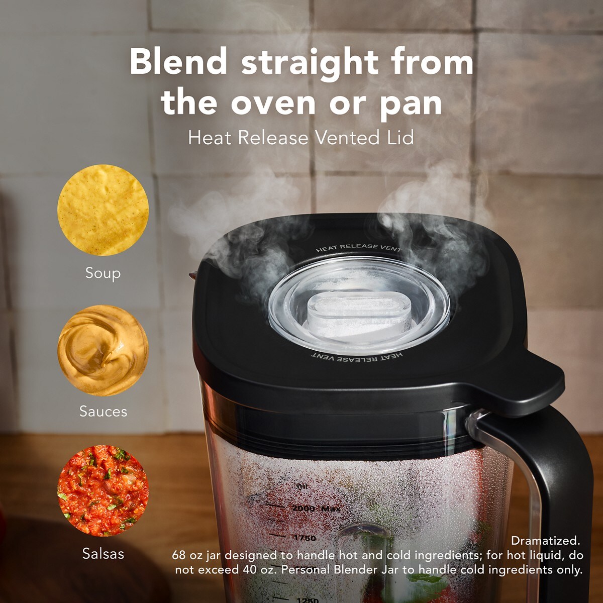 KitchenAid® Pure Power Blender with 2 Personal Blending Jars - Black Matte - Image 6