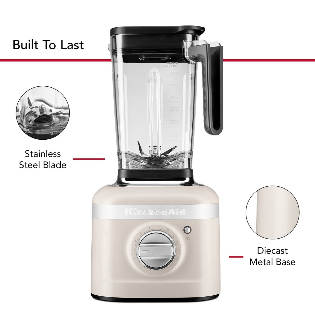 K400 Variable Speed Blender with Tamper - Milkshake - Image 4