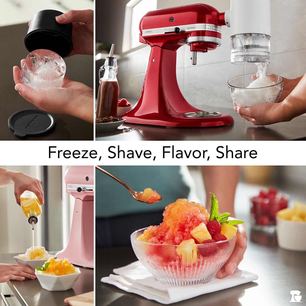 Plastic Ice Mold Accessory for KitchenAid® Shave Ice Attachment - Image 5