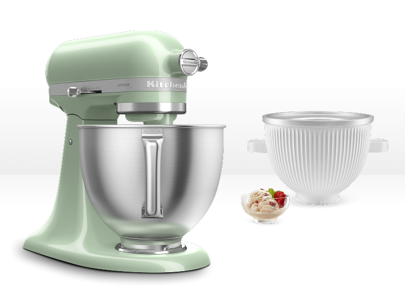 Artisan® 5-Qt Mixer with Premium Touchpoints & Ice Cream Maker Attachment - Pistachio